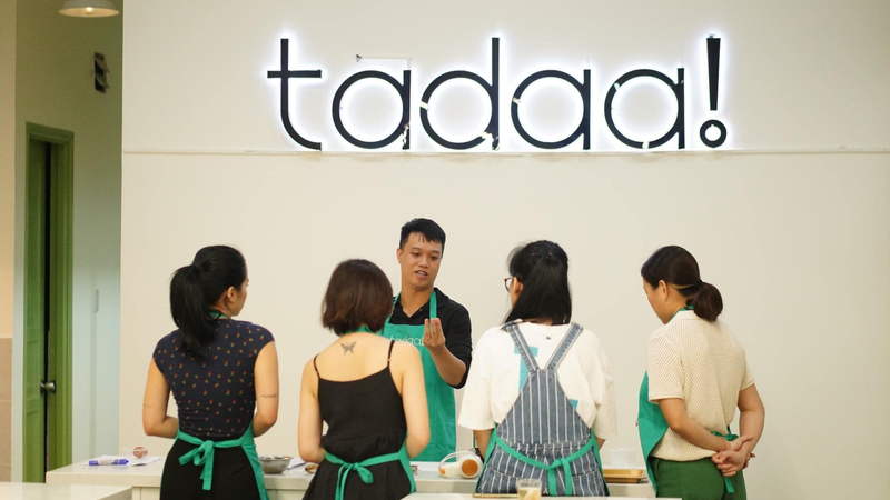 Làm bánh Gato Flan tại Tadaa Workshop (4)